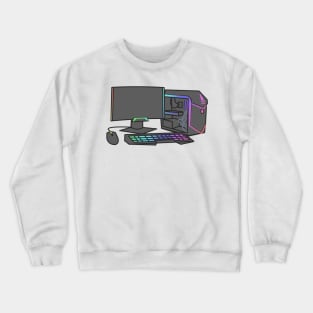 Gaming PC (RGB) Crewneck Sweatshirt